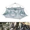 plplaaoo Fishing Net,Portable Opening Trap Net, 4/6 Holes Fish Traps Fishing Mesh Nylon Foldable Fishing Net for Catching Eels Crabs Lobsters Shrimp Crabs(6 Corners), Fishing Net Portable Trap Fi view 2