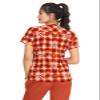 KOI Planet 1077PR Women's Stella Scrub Top Merry and Bright 2XL view 2