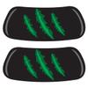 Anderson's Green and Black Claw Marks EyeBlacks, 12 Pairs per Package, School Spirit, Spirit Gear, Sports Fan Gear, Football Cheerleader Accessories, Homecoming view 1