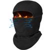 Breathable Kids Balaclava Ski Mask Boys Girls, Fleece Winter Face Mask Windproof Neck Warmer-Unique Design-Movable Face Part Black view 1