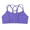 Moggemol Kids Girls Basic Sports Bra Sleeveless Crisscross Keyhole Back Crop Top for Dance/Yoga/Running Lavender 8 view 3