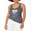 Disney Kingdom Hearts Poster Logo Women's Racerback Tank Top, Navy Blue Heather, X-Large view 2