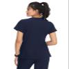 KOI French Bull F103 Women's Luna Scrub Top Navy XS view 2