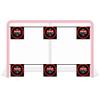 EALER Hockey Shooting Targets Shooting Training Aid Six Targets per Set Easy to Hang and Quite Teens, Adult Players, 6 Hockey Targets & 2 Straps view 1