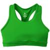 Liakada Girls Stylish & Supportive Basic Sports Bra with Integrated Bra Shelf Liner Dance, Gym, Yoga, Cheer! Kelly Green view 1