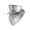 Queen Armour Medieval Gorget Neck Protection Bevor LARP Silver Steel Troy Sugarloaf Burgonet Barbuta German Crusader Spanish Kettle Hat Knight European view 1