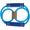 Exercise Fitness Resistance Yoga Boxing Elastic Rubber Band with Handles, Blue/Blue view 3