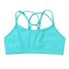 Moggemol Kids Girls Basic Sports Bra Sleeveless Crisscross Keyhole Back Crop Top for Dance/Yoga/Running Mint 4 view 3