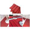 VPABES EVA Foam Boat Flooring Decking Sheet Marine Mat Non-Slip and Self-Adhesive Flooring, 94.5x35.4'' Boat Flooring for House, Boat, Marine, Yacht, Ship, Dock, Gym (Red with Black Lines ) view 4