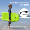 CONTOUR SURF Body Boards for Beach 37/39/44 inch Lightweight Durable Body Board with EPS Core Dual Channel Double Swivel Coiled Wrist Leash Ideal Bodyboards for Kids Teens & Adults view 4