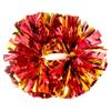 Hooshing 2PCS Red and Gold Pom Poms Cheerleading with Baton Handle for Team Spirit Sports Dance Cheering Kids Adults view 1