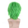 RightOn Green Wig Short Cosplay Wigs for Costume Party and Dress Up Short Wigs for Men and Women Halloween with Wig Cap view 4