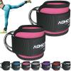 AOHO MOOON Ankle Strap for Cable Machine Attachments, gym accessories for women and men, neoprene ankle cuffs for glute kickback, leg Workouts ande Booty Hip Abductors Exercise
