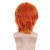 RightOn Dark Orange Wig Short Ginger Wig Cosplay Wigs for Costume Party and Dress Up Short Orange Wigs for Men and Women Halloween Hairnet Include view 4