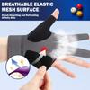 ANIMSWORD Breathable and Comfortable Billiard Pool Gloves Fits on Left Hand or Right Hand 3 Finger for Snooker Cue Sport Glove. view 3