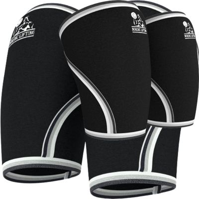 Nordic Lifting Elbow Sleeves Small Bundle with Knee Sleeves Large - Black