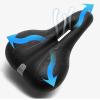 HKMA Comfort Bike Seat for Men Women, Memory Foam Soft Bicycle Seats Cushion, Dual Shock Absorbing Bicycle Seat Replacement view 2