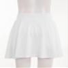 TiaoBug Kids Girls Golf Tennis Skirt with Shorts UPF 50+ High Waist Pleated Athletic Sports Skirt Skort Activewear Dress White 3-4 Years view 3