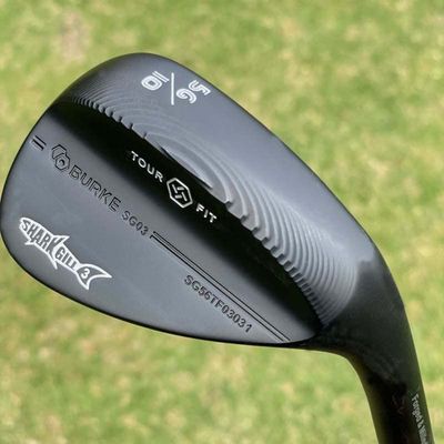 Golf Wedges for Men - BURKE Sand Wedge Shark Gill 2 SG03, 56/10 Degrees Wedge Right Hand - Legal for PGA Tour, Golf Club for Men Women