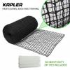 Kapler Baseball Softball Backstop Nets: 28x14FT Heavy Duty Sports Barrier - Twisted Knotted PE Impact Resistant Practice Netting for Backyard Hitting Batting - 50 Zip Ties Included view 2
