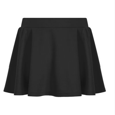TiaoBug Kids Girls Golf Tennis Skirt with Shorts UPF 50+ High Waist Pleated Athletic Sports Skirt Skort Activewear Dress Black 12-13 Years