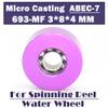 JEEFUSE 1PC 693-MF Micro Casting Bearing 3x8x4mm ABEC-7 for Spinning Reel Water Wheel Bearings 693 Drum Bearing view 2