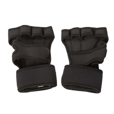 BESPORTBLE Winter Glove 1 Pair Breathable Weight Lifting Gloves Workout Gym Gloves Padded Gym with Wrist Wrap Exercise Accessories for Weight Training Women Men Size (Black) Winter