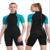 REALON Women's Mens Neoprene Shorty Wetsuit 2mm 3mm Back Zipper Cold Water Thermal Swimsuit for Swimming Surfing Diving Snorkeling view 1