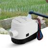 Automatic Submersible Bilge Pump for Small Boat, DC 12V/24V 750GPH/1100GPH 3/4 1/8 Outlet with Built in Switch Blue24v L view 2