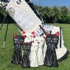 Golf Club Head Covers Cute Cat 3 Wood Headcovers Embroidery Driver Covers Wood Headcover Hybird Head Covers for Golf Clubs view 3