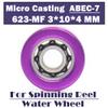 JEEFUSE 1PC 623-MF Micro Casting Bearing 3x10x4mm ABEC-7 for Spinning Reel Water Wheel Bearings 623 Drum Bearing view 3