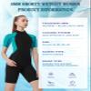 REALON Women's Mens Neoprene Shorty Wetsuit 2mm 3mm Back Zipper Cold Water Thermal Swimsuit for Swimming Surfing Diving Snorkeling view 2
