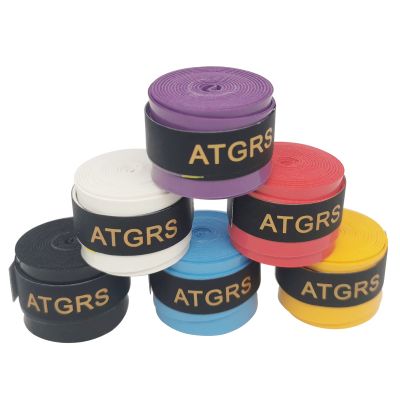 ATGRS Tennis Racket Grip,Tacky Overgrips Tape Absorb Moisture Badminton Handle Frosted Anti-Slip Overgrip for Racquet Pickleball 6 Pack (Tacky-Multicolor 6pcs)