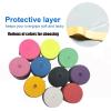ATGRS Tennis Racket Grip,Tacky Overgrips Tape Absorb Moisture Badminton Handle Frosted Anti-Slip Overgrip for Racquet Pickleball 6 Pack (Tacky-Multicolor 6pcs) view 2