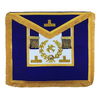 Bricks Masons Craft Grand Officers Full Dress Apron (Leather,Deputy Grand Sword Bearer)