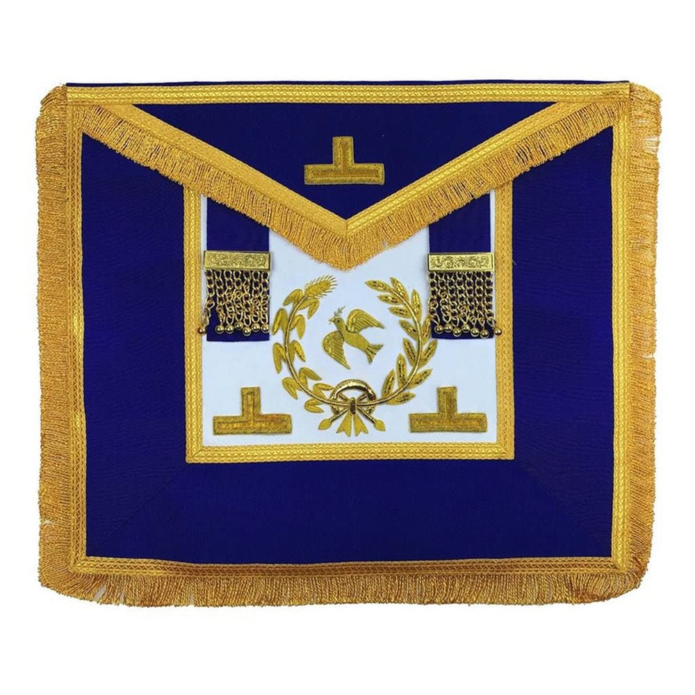 Bricks Masons Craft Grand Officers Full Dress Apron (Leather,Deputy Grand Sword Bearer)