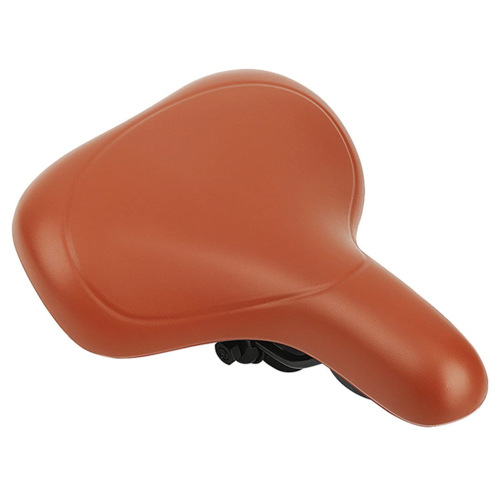 HKMA Road Bicycle Saddle Comfortable City Bike Saddle Cycling Bike Seat Pad,Brown
