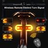 JINKEY Bike Turn Signals,Bright Bicycle Turn Signals Front Back IPX5 Waterproof Wireless Remote Control Rear Bike Light USB Rechargeable LED Bike Flashlight for Mountain Bike,Bicycle,Scooter view 4