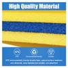YUEWO Water Floating Mat Foam Pad 11.5'*5' Lake Floats for Ocean River Pool, Lily Mat Pad for Water Recreation and Relaxing(Yellow/Blue) view 2