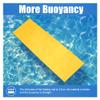 YUEWO Water Floating Mat Foam Pad 11.5'*5' Lake Floats for Ocean River Pool, Lily Mat Pad for Water Recreation and Relaxing(Yellow/Blue) view 3