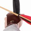 Archery Hand Guard, Protective Breathable Lightweight 2 Finger Protector PU Leather Non Slip Archery Glove for Left Hand, Traditional Longbow, Mongolian Bow, Archery view 4