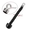 SWIMEE Tricep Rope Pull Down Heavy Duty Triceps Kit Easy to Grip & Non Slip Cable Attachment Ideal for Home Gym Face Pulls Tricep Push Down Rope System - 2 Hook Included view 3