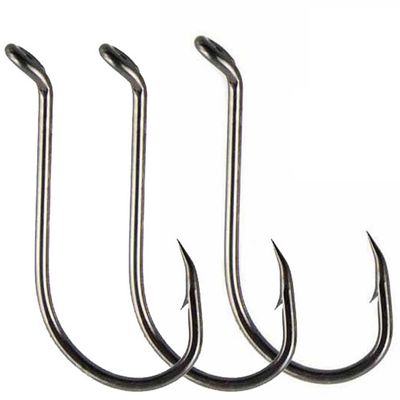 100pcs Octopus Fishing Hook High Carbon Steel Bait Fishhook Offset Fishhook Bass Hook Saltwater Freshwater 4/0