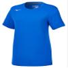Mizuno Girls' Short Sleeve Attack Tee 3.0, Royal, Large