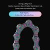 6 7 8 Speed Bike Chain, Bicycle Chain, Single Speed Bike Chain Rust Proof Sensitive Colorful Electroplating for Mountain Bike view 2