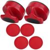 Air Hockey Pusher, 94MM Slider Pusher, Table Hockey Equipment, 4 Pucks, for Casual Gamer, Family Fun, Home or Party view 1