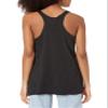 Marvel Classic Venom Grunge Women's Racerback Tank Top, Black Heather, Large view 2