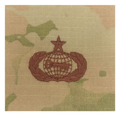 AIR FORCE INTELLIGENCE (SR) SPICE BROWN SEW-ON OCP