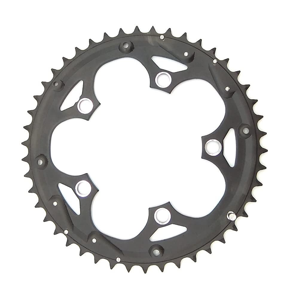 MYEEI Road Bicycle BCD 110 52/39T Chainwheel BCD 110 53T 52T 50T 48T 46T 44T 39T 38T 36T 34T Chainring Road Bicycle Folding Bike Chain Rings CNC for Dual Disc (Color : Large Disc 46T)