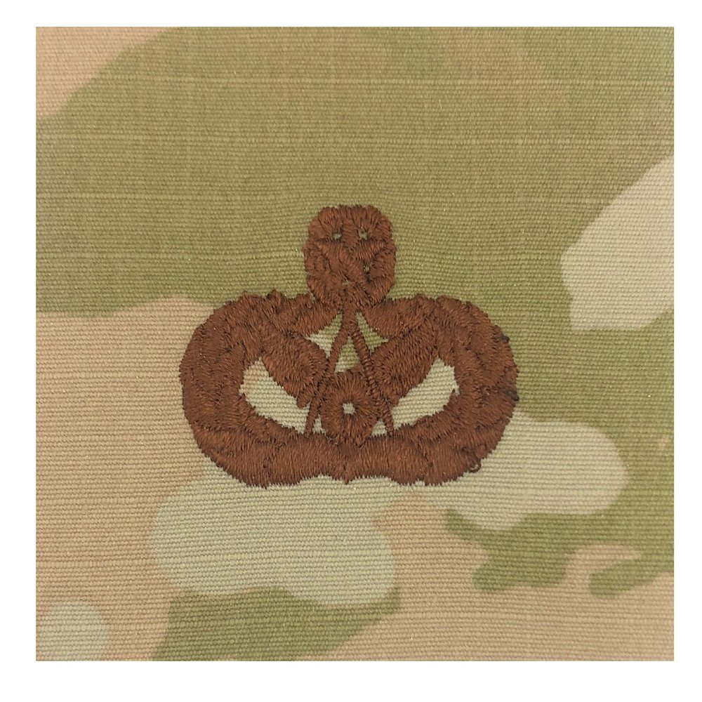 AIR FORCE CIVIL ENGINEER (MST) SPICE BROWN SEW-ON OCP